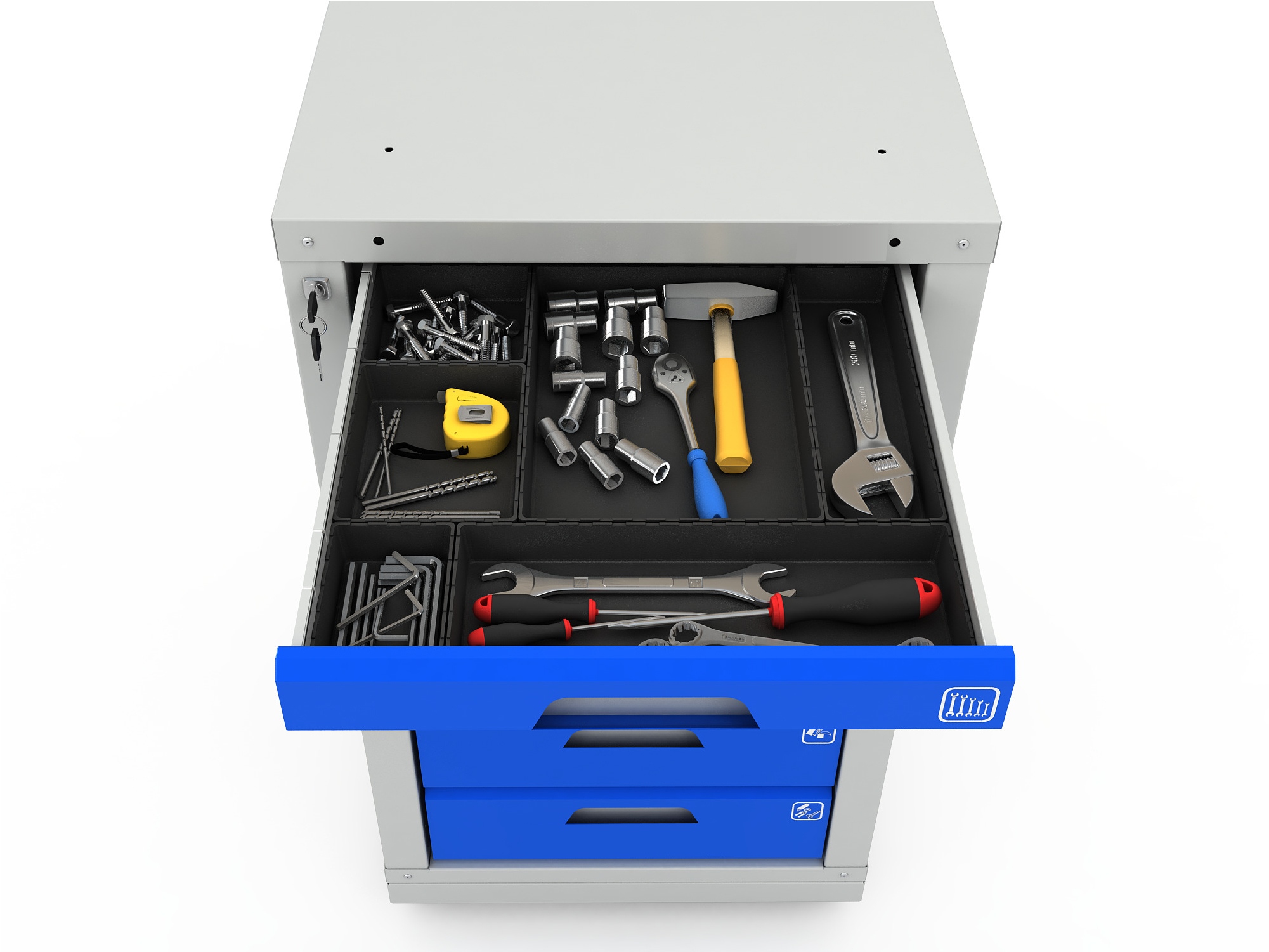 Тумба инструментальная модульная WOKER PRO 04 SF
