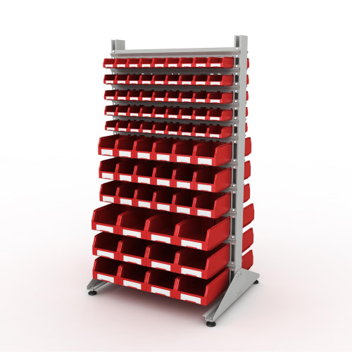 ER-00024049 Стеллаж для пластиковых лотков SORTEX двухсторонний 1800x1000x800.06